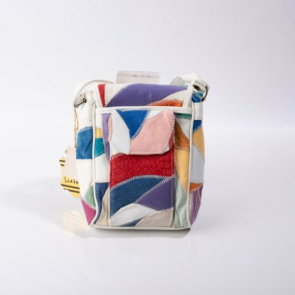 Unbranded Handbags - Vintage 80s Patchwork Leather Handbag Crossbody